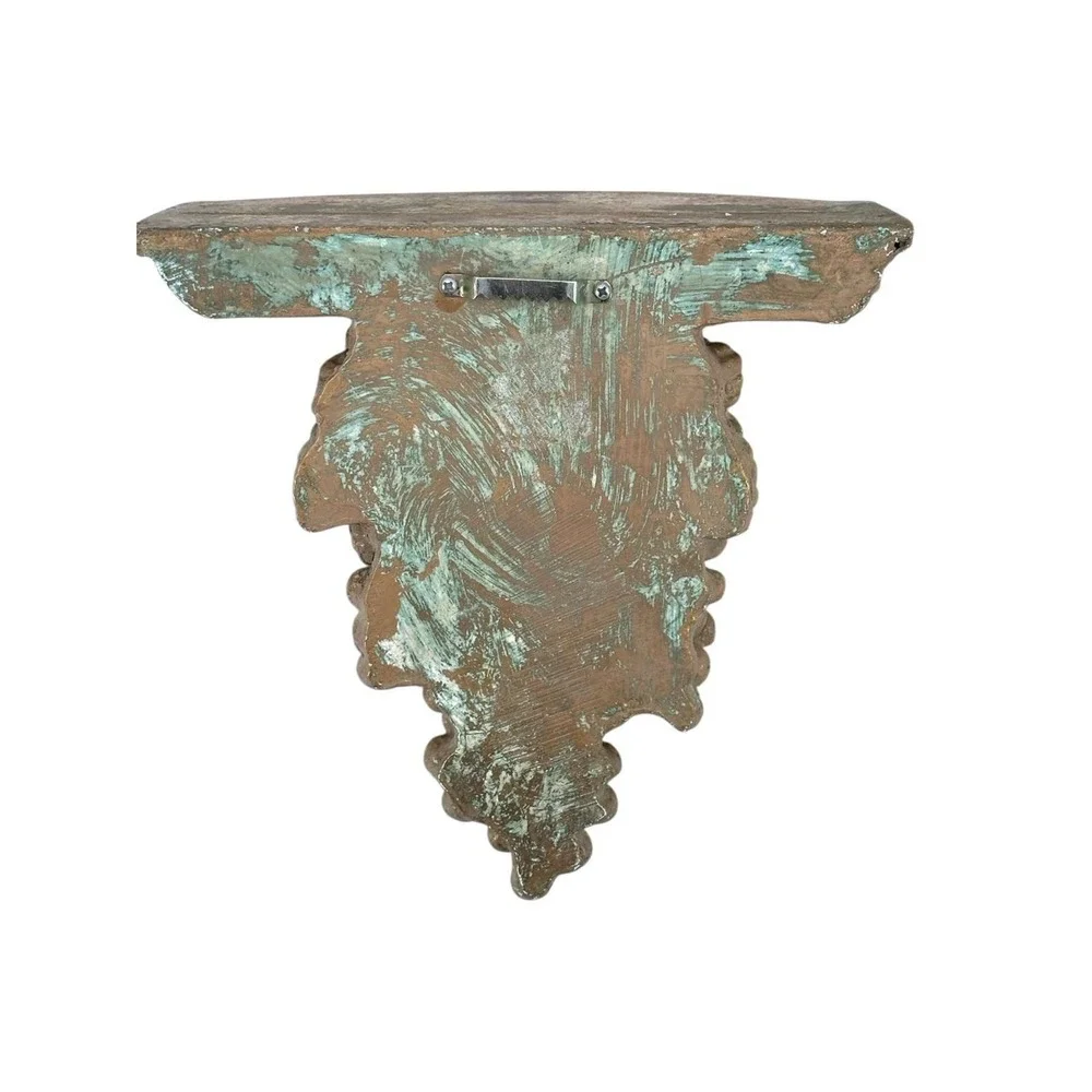 Vintage Sconce Gold Gilt Grape Corbel Shelf Tuscan Regency 11